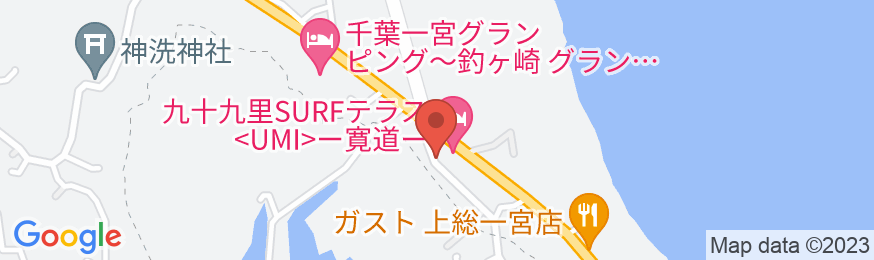 九十九里SURFテラス〈SORA〉-寛道-【Vacation STAY提供】の地図