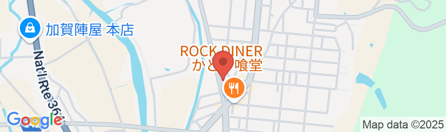 山代温泉‐サンシティーホテル山代の地図