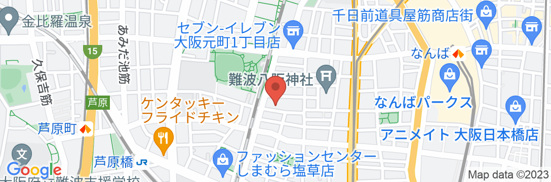 旅タイム・通天閣/民泊【Vacation STAY提供】の地図