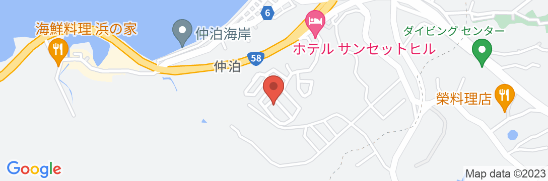 ホウイトテラスC オーシャンビューBBQ・5LDK・恩納村【Vacation STAY提供】の地図
