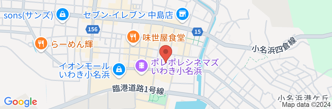 新よね旅館の地図