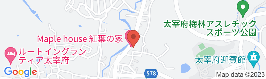 宰府ハウス【Vacation STAY提供】の地図