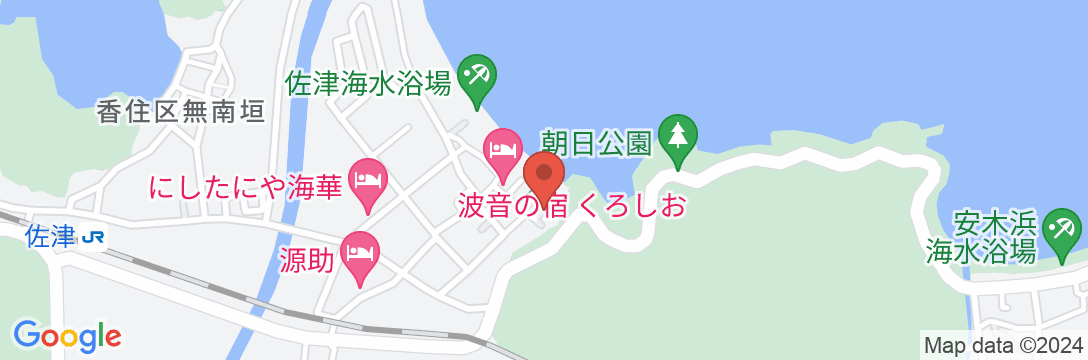 佐津温泉 渚に続く海辺の宿 源六<兵庫県>の地図