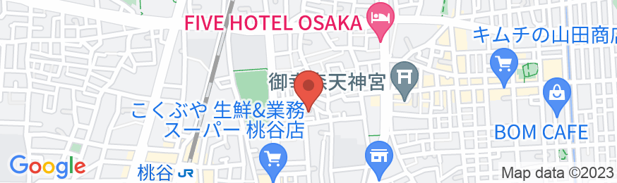 501(桃谷2丁目)/民泊【Vacation STAY提供】の地図