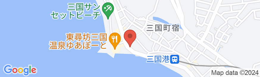 三国温泉 ゑびす亭の地図
