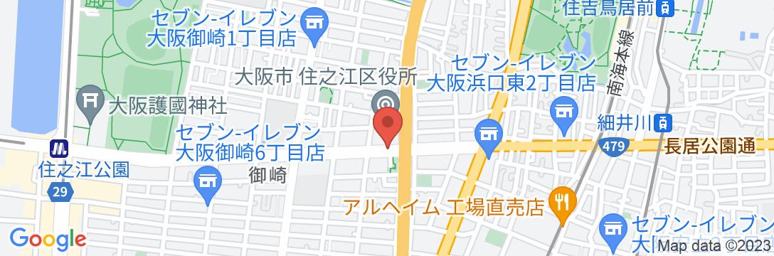 粉浜照/民泊【Vacation STAY提供】の地図