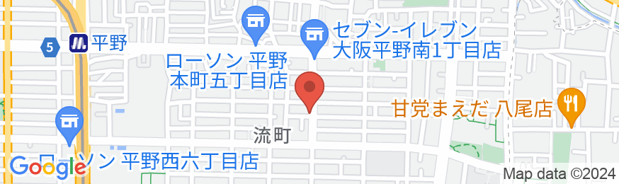 Not Ninja OSAKA HIRANO/民泊【Vacation STAY提供】の地図