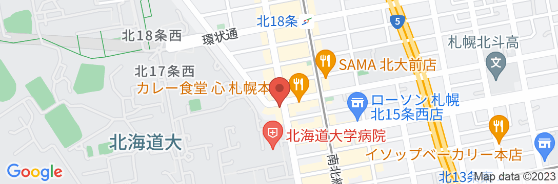 【NEW】Hokusei Bldg 5F/民泊【Vacation STAY提供】の地図