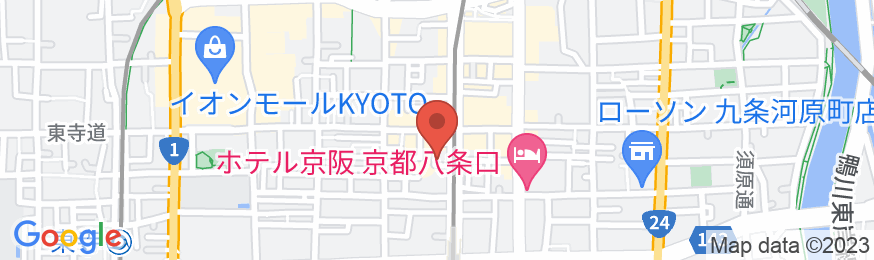 伝統の京町家「和庵 NAGOMIーAN」/ JR京都駅から徒歩5分【Vacation STAY提供】の地図