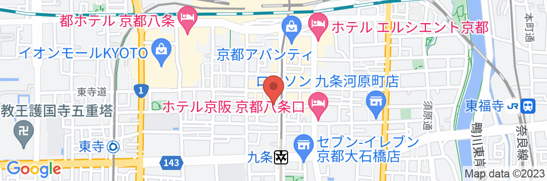 伝統の京町家「和庵 NAGOMIーAN」/ JR京都駅から徒歩5分【Vacation STAY提供】の地図