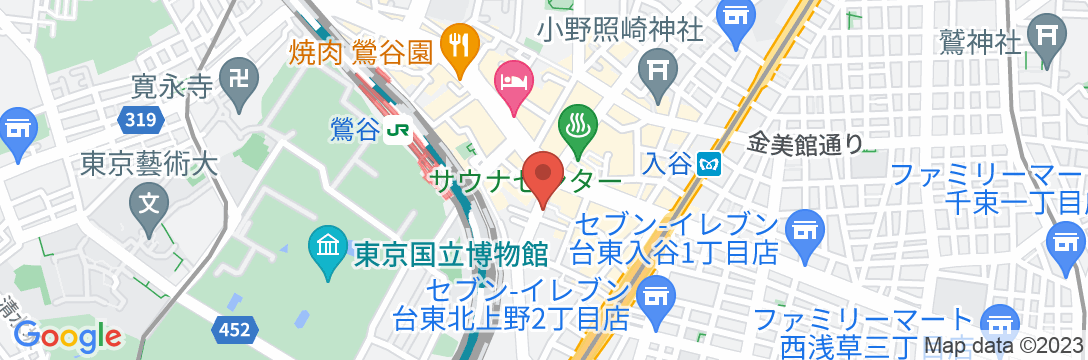 AE Hotel 上野東京の地図