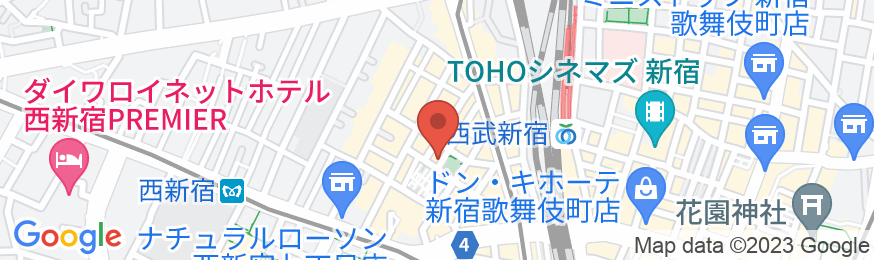 ホテルマイステイズ西新宿の地図
