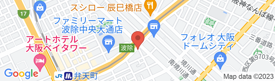 東横INN大阪弁天町の地図
