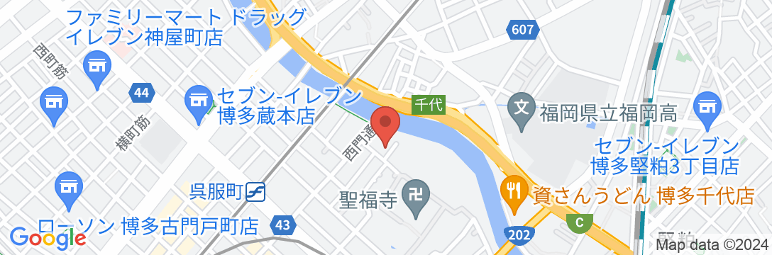 MUSUBI HOTEL KAMIGOFUKU-MACHI 1の地図