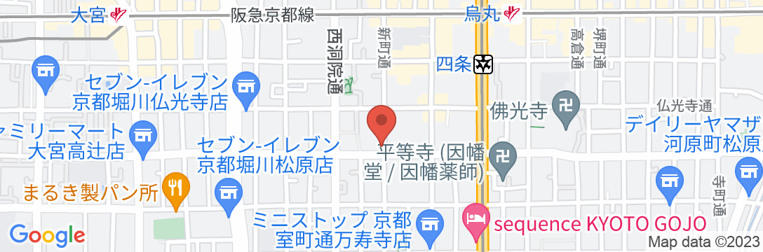We Base京都の地図