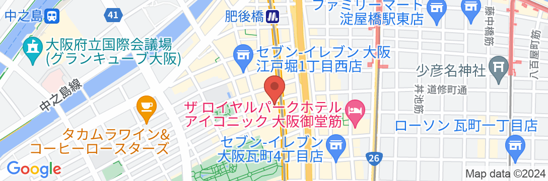 voco大阪セントラル(IHGホテルズ&リゾーツ)の地図