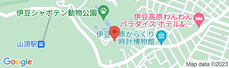 SKY-HILL HOTEL 伊豆高原の地図