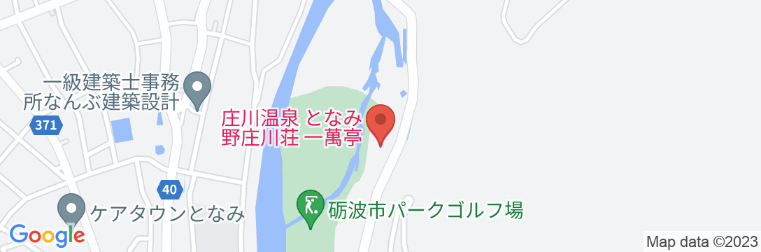 庄川温泉 となみ野庄川荘 一萬亭(BBHホテルグループ)の地図