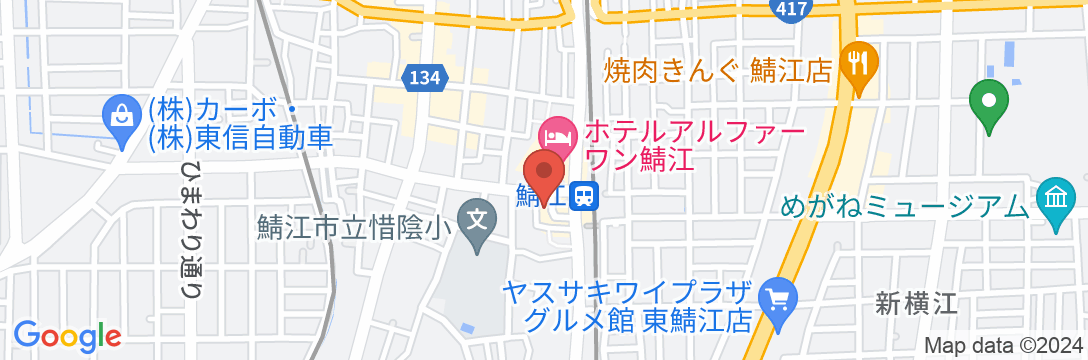 Tabist ビジネスホテル おさむらの地図