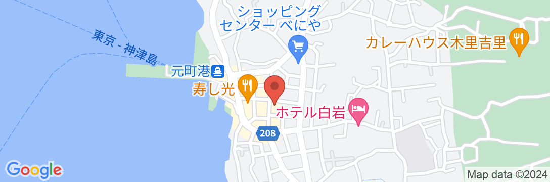 旅館かんいち<大島>の地図