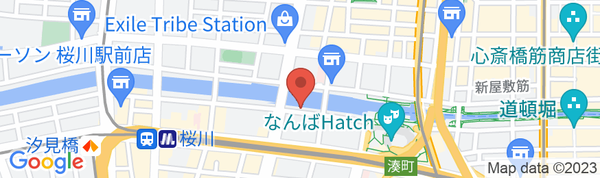 桜川リバーサイドホテルの地図