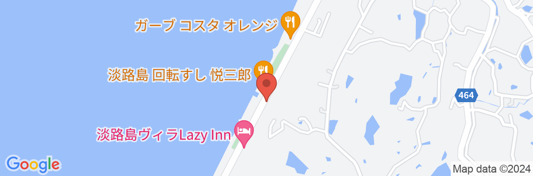 KAMOME SLOW HOTEL THE COMPACT<淡路島>の地図