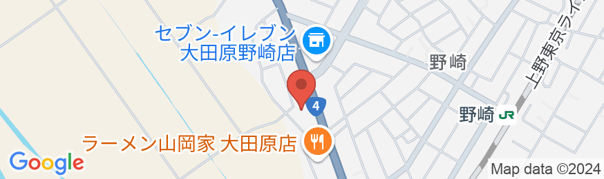 トレイルイン那須大田原(Trail inn 那須大田原)の地図