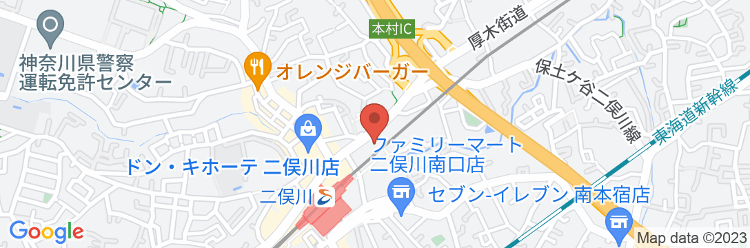 東横INN二俣川駅北口の地図