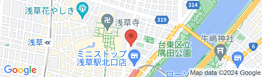 OMO3浅草 by 星野リゾートの地図