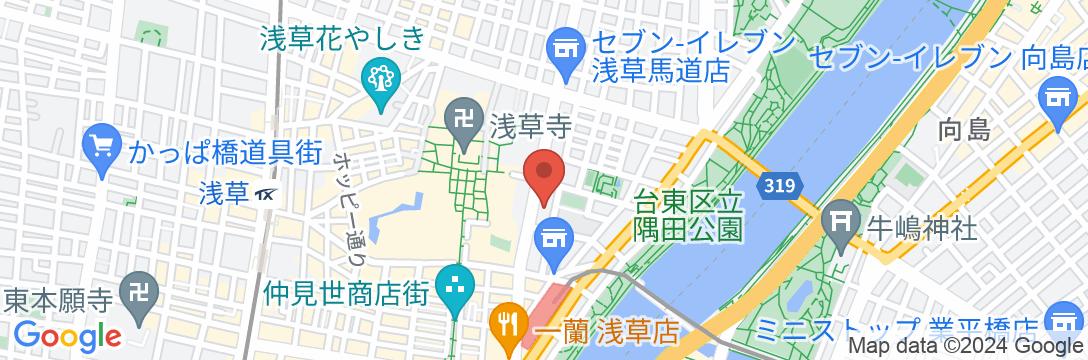 OMO3浅草 by 星野リゾートの地図