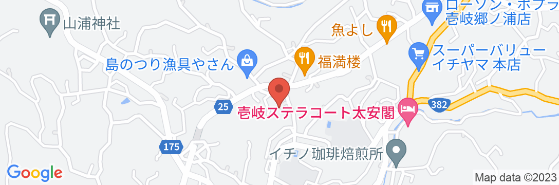 しまのログハウス<壱岐島>の地図
