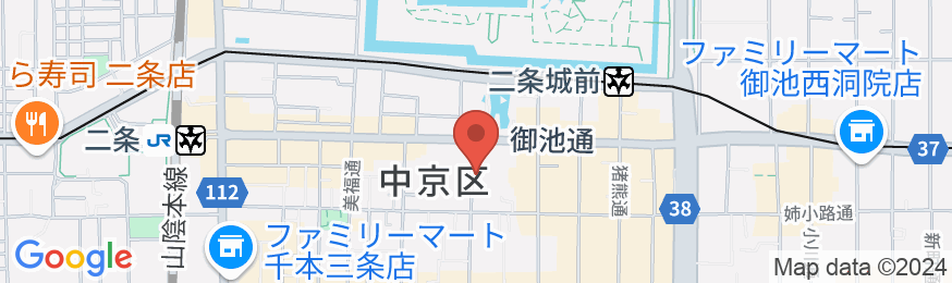 Minn二条城の地図