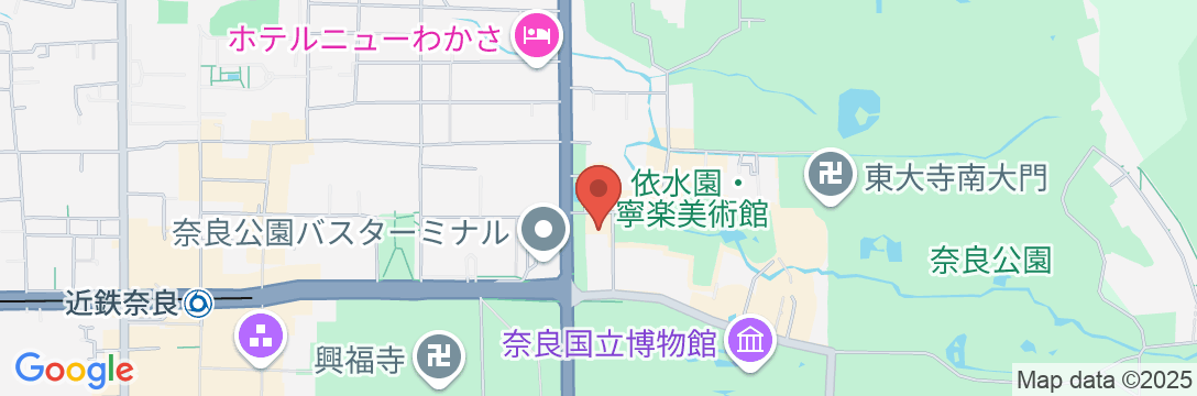 紫翠ラグジュアリーコレクションホテル奈良の地図
