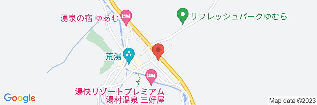 湯村温泉緑屋の地図