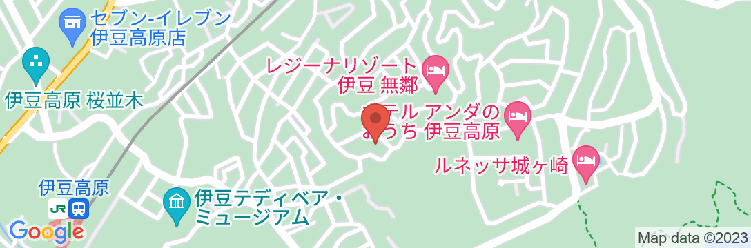 ドギーズ 伊豆城ヶ崎の地図