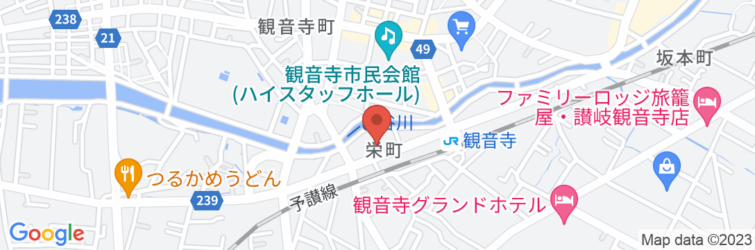 ハイパーイン観音寺駅前の地図