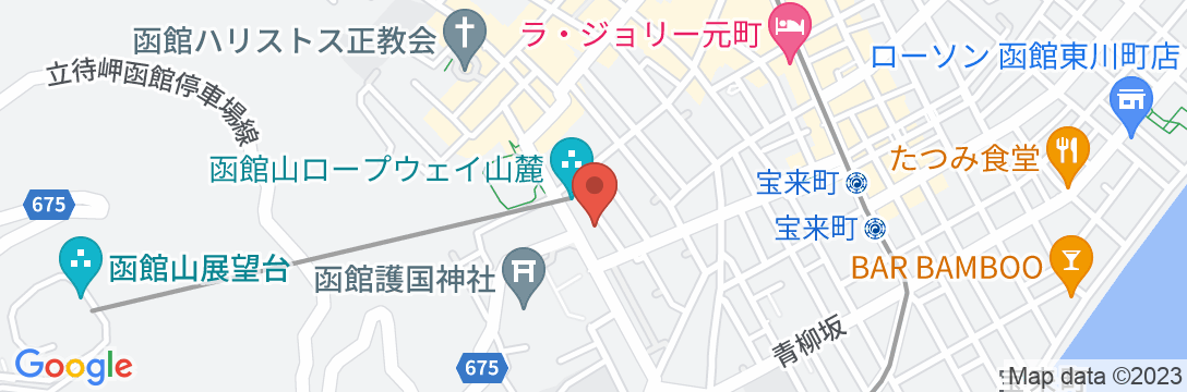 Hakodate MOTOMACHI guesthouseの地図