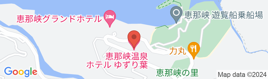 恵那峡温泉ホテル ゆずり葉の地図