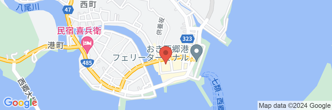 HOTEL ここ<隠岐諸島>の地図