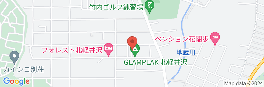 ニコトレハウス北軽井沢の地図