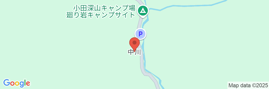 深山山荘DENCHIの地図