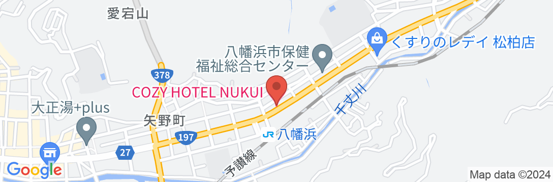 COZY HOTEL NUKUIの地図