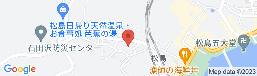旅亭 雲静庵～24時間飲み放題の宿～の地図