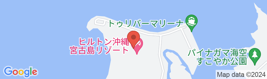 ヒルトン沖縄宮古島リゾート<宮古島>の地図