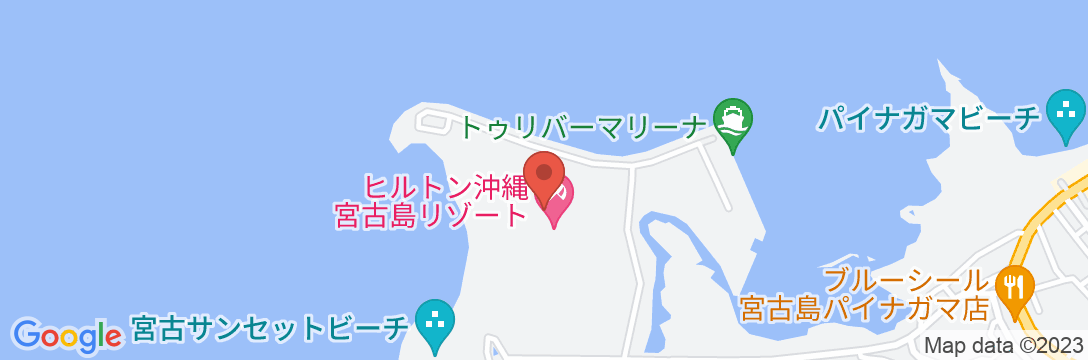 ヒルトン沖縄宮古島リゾート<宮古島>の地図