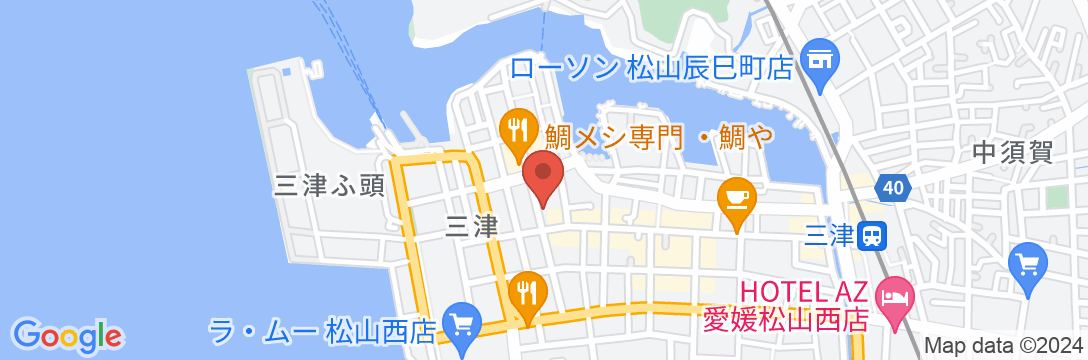 三津ミーツの地図