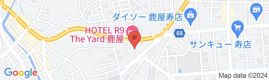 HOTEL R9 The Yard 鹿屋の地図
