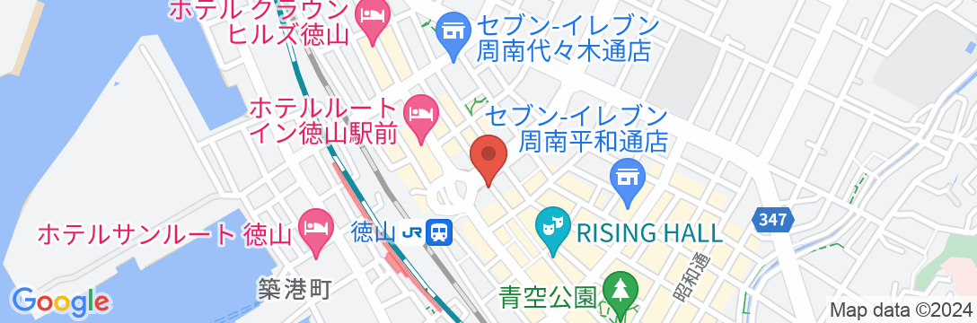 東横INN徳山駅北口の地図