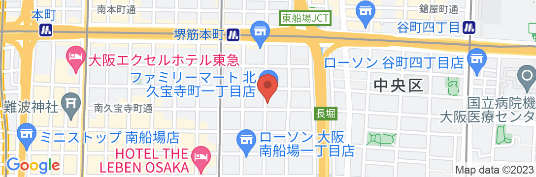 ONE WORLD 堺筋本町の地図