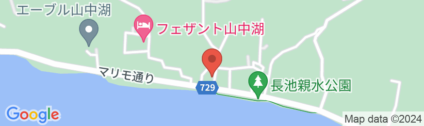 民宿 朝富士の地図